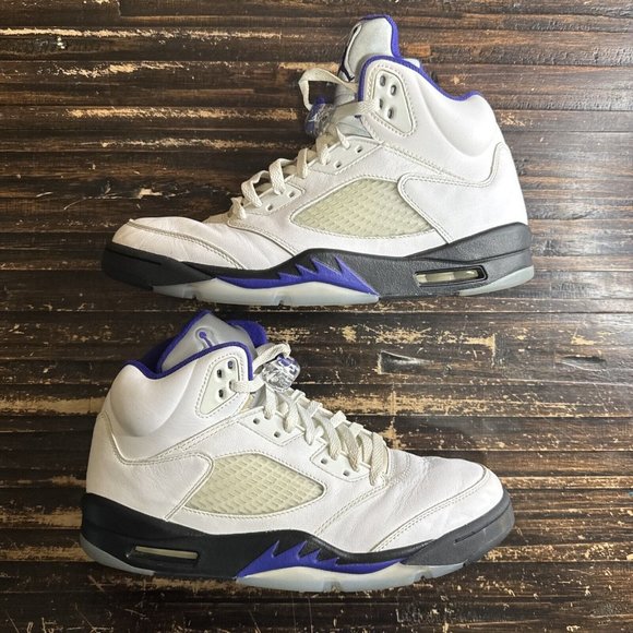 Nike Air Jordan 5 Retro Concord Purple White Black DD0587-141 Mens Size 11 - Picture 2 of 7